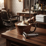 Parker wet shaving gear: safety razor and shaving brush