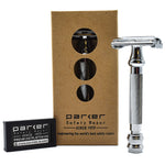 Parker 99R chrome heavyweight butterfly safety razor