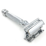 Parker 99R chrome butterfly safety razor, alternate view